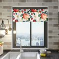 thumbnail image 1 of Yayeee Kitchen Valance Rod Pocket 54" x 18" Living Room Window Curtain, Strawberry Pattern, 1 of 6