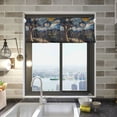 thumbnail image 1 of Yayeee Kitchen Valance Rod Pocket 54" x 18" Living Room Window Curtain, Swirling Starry Sky, 1 of 6