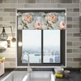 thumbnail image 1 of Yayeee Kitchen Valance Rod Pocket 54" x 18" Living Room Window Curtain, Whimsical Rose, 1 of 6