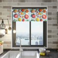 thumbnail image 1 of Yayeee Kitchen Valance Rod Pocket 54" x 18" Living Room Window Curtain, Yellow Tomatoes, 1 of 6