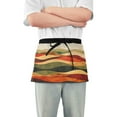 thumbnail image 1 of Yayeee Waist Apron with Pockets for Cooking Waterproof Half Server Aprons, Abstract Desert Pattern, 1 of 7