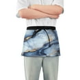 thumbnail image 1 of Yayeee Waist Apron with Pockets for Cooking Waterproof Half Server Aprons, Abstract Marble Pattern, 1 of 7