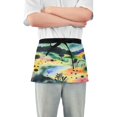 thumbnail image 1 of Yayeee Waist Apron with Pockets for Cooking Waterproof Half Server Aprons, Art Field, 1 of 7