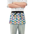 thumbnail image 1 of Yayeee Waist Apron with Pockets for Cooking Waterproof Half Server Aprons, Blue Checkered Daisy, 1 of 7