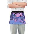 thumbnail image 1 of Yayeee Waist Apron with Pockets for Cooking Waterproof Half Server Aprons, Cat Walking in Street, 1 of 7