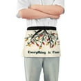 thumbnail image 1 of Yayeee Waist Apron with Pockets for Cooking Waterproof Half Server Aprons, Christmas Light, 1 of 7