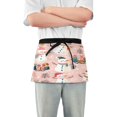 thumbnail image 1 of Yayeee Waist Apron with Pockets for Cooking Waterproof Half Server Aprons, Christmas Snowman, 1 of 7
