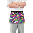 thumbnail image 1 of Yayeee Waist Apron with Pockets for Cooking Waterproof Half Server Aprons, Colorful Plaid, 1 of 7