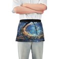 thumbnail image 1 of Yayeee Waist Apron with Pockets for Cooking Waterproof Half Server Aprons, Crystal Moon, 1 of 7