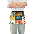 thumbnail image 1 of Yayeee Waist Apron with Pockets for Cooking Waterproof Half Server Aprons, Floral Patterns, 1 of 7