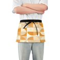 thumbnail image 1 of Yayeee Waist Apron with Pockets for Cooking Waterproof Half Server Aprons, Geometric Circles, 1 of 7