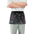 thumbnail image 1 of Yayeee Waist Apron with Pockets for Cooking Waterproof Half Server Aprons, Gothic Floral Print, 1 of 7