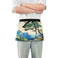 thumbnail image 1 of Yayeee Waist Apron with Pockets for Cooking Waterproof Half Server Aprons, Large Pine Tree, 1 of 7