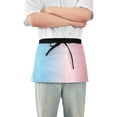 thumbnail image 1 of Yayeee Waist Apron with Pockets for Cooking Waterproof Half Server Aprons, Light Pink Gradient, 1 of 7