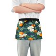 thumbnail image 1 of Yayeee Waist Apron with Pockets for Cooking Waterproof Half Server Aprons, Orange Fruit, 1 of 7