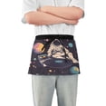 thumbnail image 1 of Yayeee Waist Apron with Pockets for Cooking Waterproof Half Server Aprons, Pink Record, 1 of 7