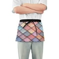 thumbnail image 1 of Yayeee Waist Apron with Pockets for Cooking Waterproof Half Server Aprons, Pink Shimmering Pattern, 1 of 7