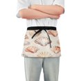 thumbnail image 1 of Yayeee Waist Apron with Pockets for Cooking Waterproof Half Server Aprons, Purple Seashell, 1 of 7