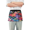 thumbnail image 1 of Yayeee Waist Apron with Pockets for Cooking Waterproof Half Server Aprons, Serene Floral Pattern, 1 of 7