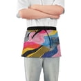 thumbnail image 1 of Yayeee Waist Apron with Pockets for Cooking Waterproof Half Server Aprons, Stripes Pattern, 1 of 7