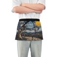 thumbnail image 1 of Yayeee Waist Apron with Pockets for Cooking Waterproof Half Server Aprons, Swirling Starry Sky, 1 of 7