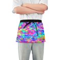 thumbnail image 1 of Yayeee Waist Apron with Pockets for Cooking Waterproof Half Server Aprons, Vibrant Geometric Pattern, 1 of 7
