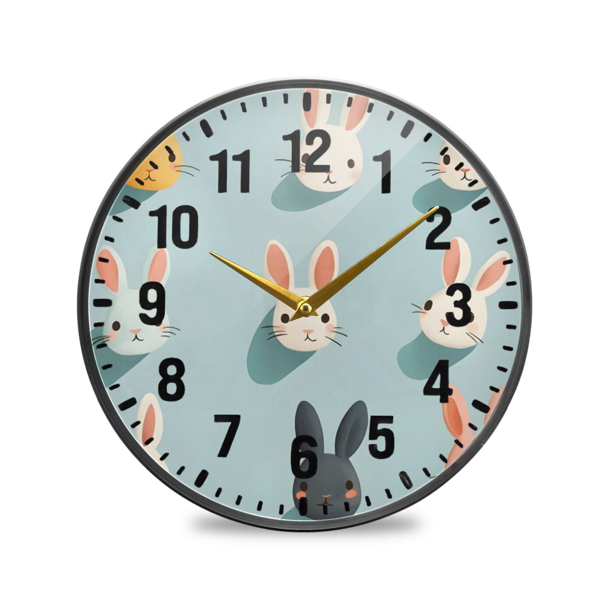 Yayeee Wall Clock Battery Operated 11.9