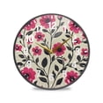 thumbnail image 1 of Yayeee Wall Clock Battery Operated 11.9" Silent Non-Ticking for Living Room, Pink Flowers, 1 of 8
