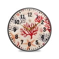 thumbnail image 1 of Yayeee Wall Clock Battery Operated 11.9" Silent Non-Ticking for Living Room, Retro Starfish, 1 of 8