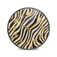 thumbnail image 1 of Yayeee Wall Clock Battery Operated 9.5" Silent Quartz Non-Ticking for Living Room Decor, Black Lines, 1 of 8