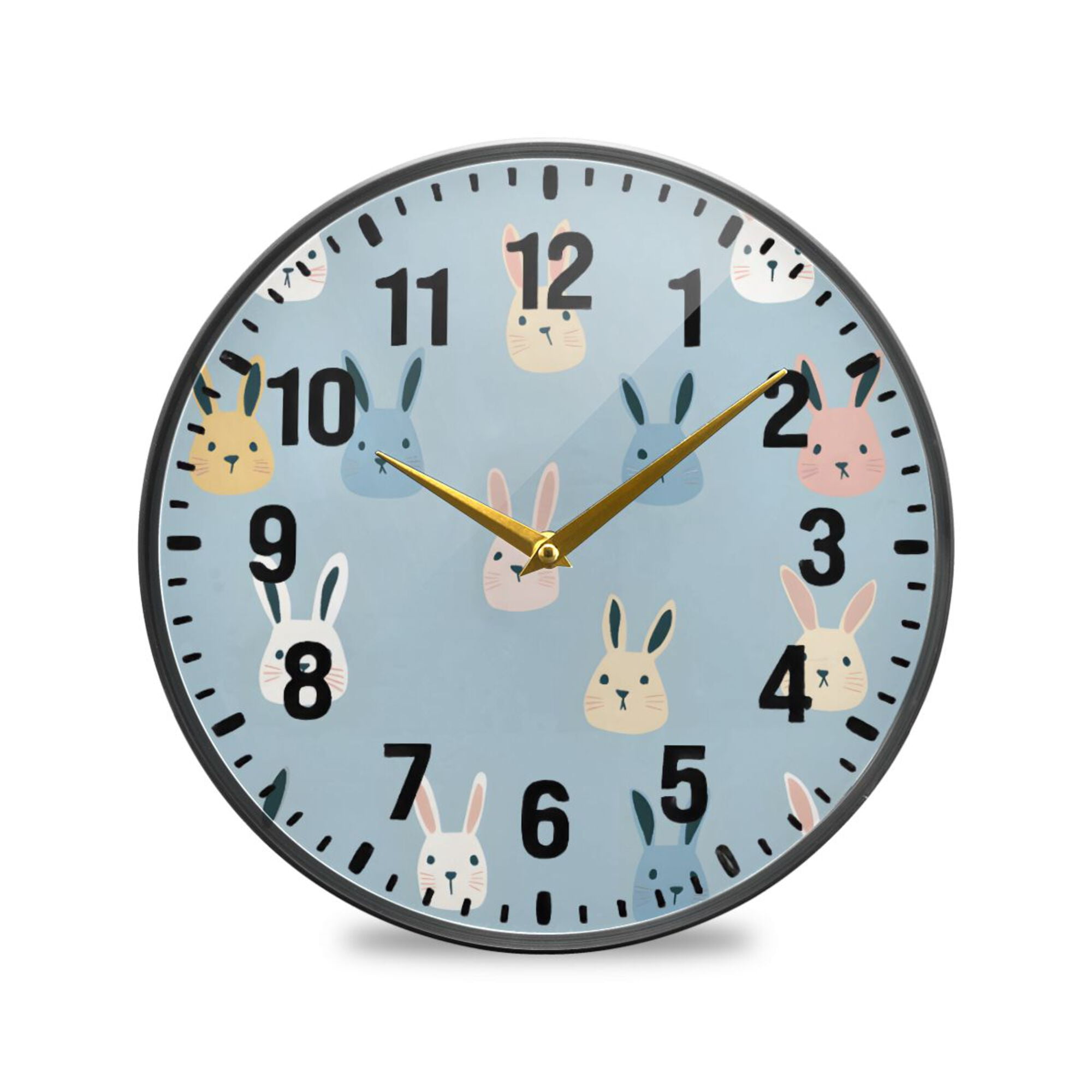 Yayeee Wall Clock Battery Operated 9.5