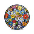thumbnail image 1 of Yayeee Wall Clock Battery Operated 9.5" Silent Non-Ticking for Living Room, Floral Fiesta, 1 of 8