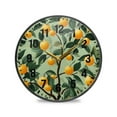 thumbnail image 1 of Yayeee Wall Clock Battery Operated 9.5" Silent Non-Ticking for Living Room, Orange Tree, 1 of 8