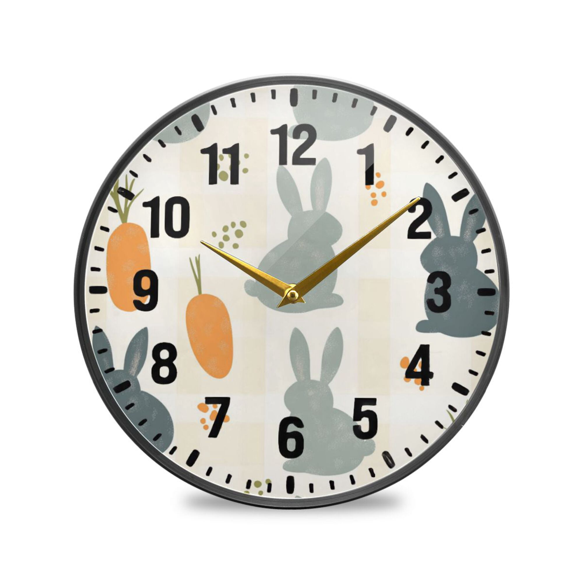 Yayeee Wall Clock Battery Operated 9.5