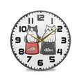 thumbnail image 1 of Yayeee Wall Clock for Living Room 9.5 inch Battery Operated Round with Holder, Black Chubby Cat, 1 of 7