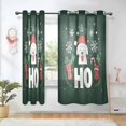 thumbnail image 1 of Yayeee Window Curtains Light Filtering 63"x42" Grommet Panel Pair Home Living Room Decor, Christmas Dog, 1 of 7