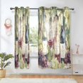 thumbnail image 1 of Yayeee Window Curtains Set of 2 for Living Room Light Filtering 63"x42", Grape Wine, 1 of 7