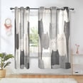 thumbnail image 1 of Yayeee Window Curtains Light Filtering 63"x42" Grommet Panel Pair Home Living Room Decor, Gray Cute Cats, 1 of 7