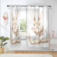 thumbnail image 1 of Yayeee Window Curtains Light Filtering 63"x42" Grommet Panel Pair Home Living Room Decor, Rabbit Read Book, 1 of 7