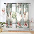 thumbnail image 1 of Yayeee Window Curtains Set of 2 for Living Room Light Filtering 63"x42", Winter Goose Scarves, 1 of 7