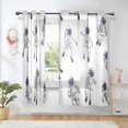 thumbnail image 1 of Yayeee Window Curtains Light Filtering 63"x52" Grommet Panel Pair Home Living Room Decor, Astronaut Pattern, 1 of 7
