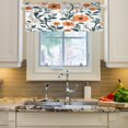 thumbnail image 1 of Yayeee Window Valance for Kitchen Farmhouse Rod Pocket Flowers Pattern Short Curtain for Living Room, 1 of 6