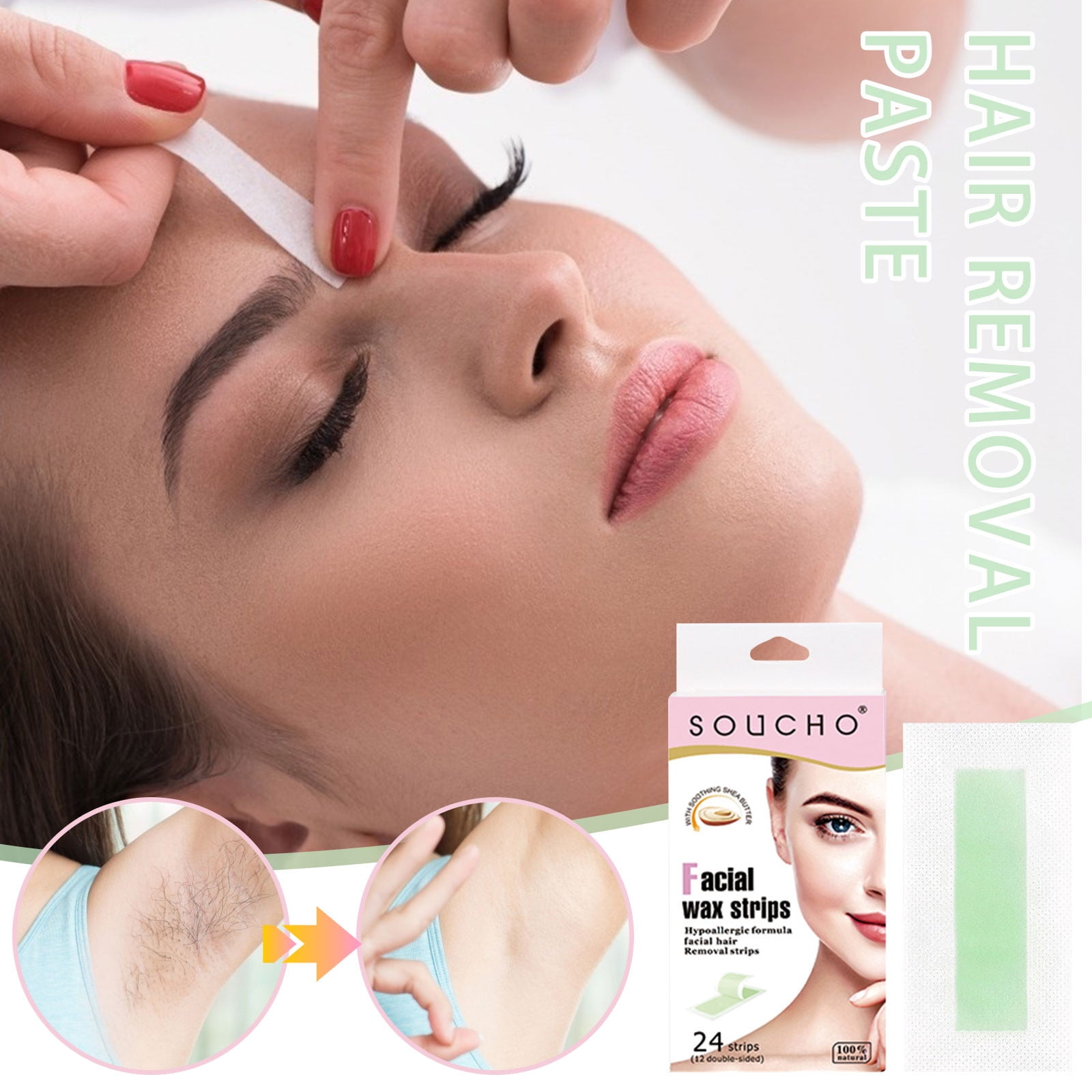 Facial hair removal strips deals
