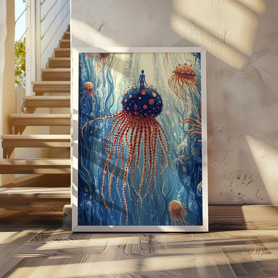 Yayoi Kusama-Inspired Art Print, Polka Dot Artwork, Modern Abstract Art ...