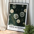 Yayoi Kusama Inspired Wall Art Print, Modern Japanese Living Room Decor ...