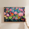 Pattern In A Room Yayoi Kusama Japandi Wall Art Print With Japanese Dot Pattern Room ...