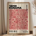 Yayoi Kusama Pattern Wall Art Print, Contemporary Japanese Decor ...