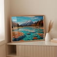 thumbnail image 1 of Yayoi Kusama Poster - Banff National Park, Japandi Gallery Wall Art As Yayoi Kusama Print, Inspired Kusama Poster Of The Rocky Mountains Wall Art, Modern Wall Decor, 8x12 UNFRAMED, 1 of 2