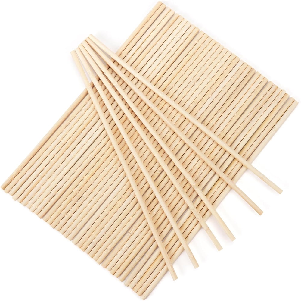 20 Pcs WOODEN DOWELS D 23mm X 30cm Art&Craft Pole Stick Tree - FREE P&P | UK