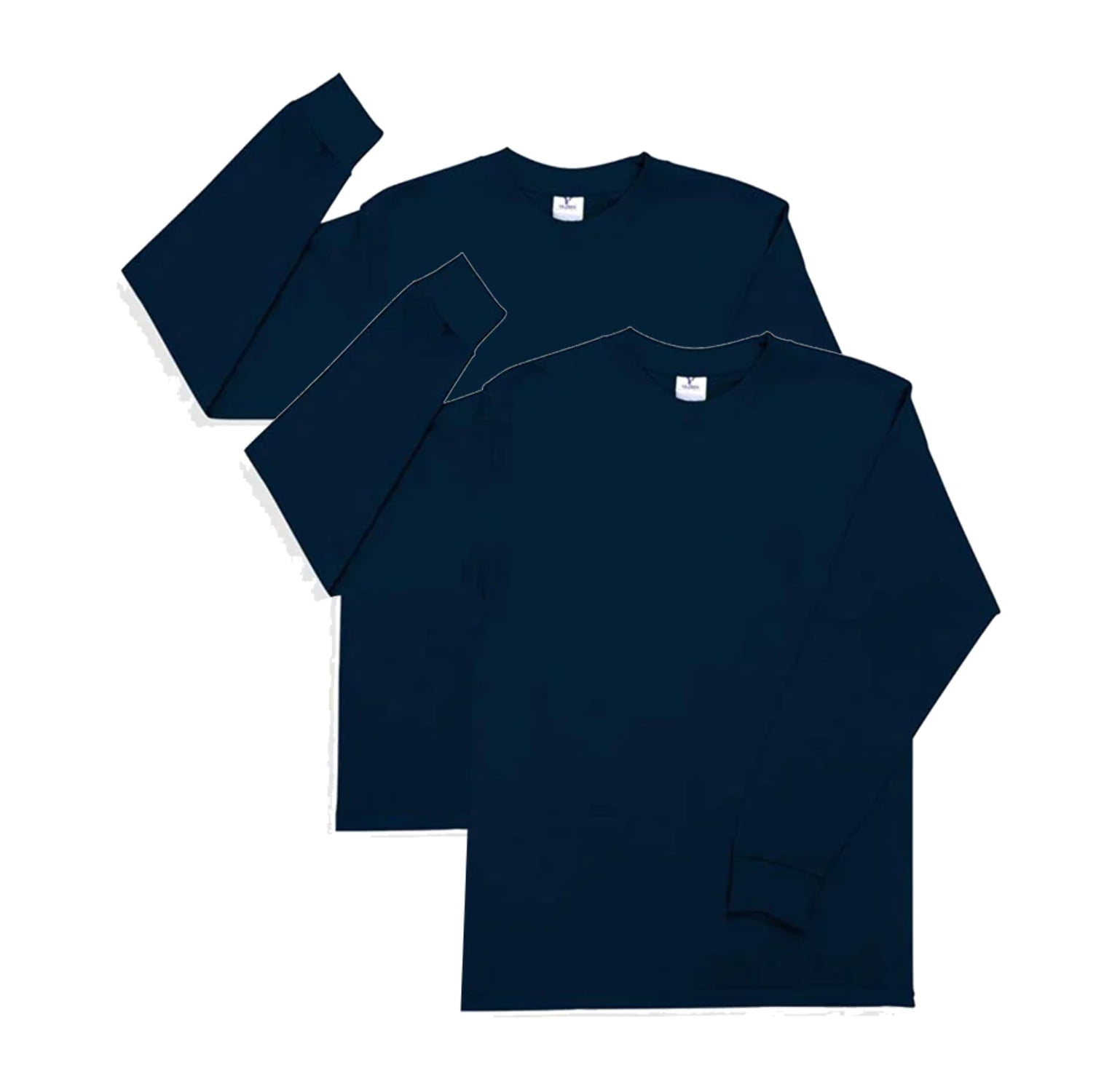 Yazbek Men's Heavy Weight (5.9-Ounce) Crew Neck Long Sleeve T-Shirt ...